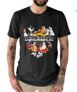 I’m a Dogaholic cartoon heart shirt