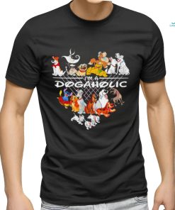 I’m a Dogaholic cartoon heart shirt