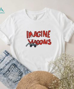 Imagine Wagons car art shirt