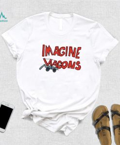 Imagine Wagons car art shirt