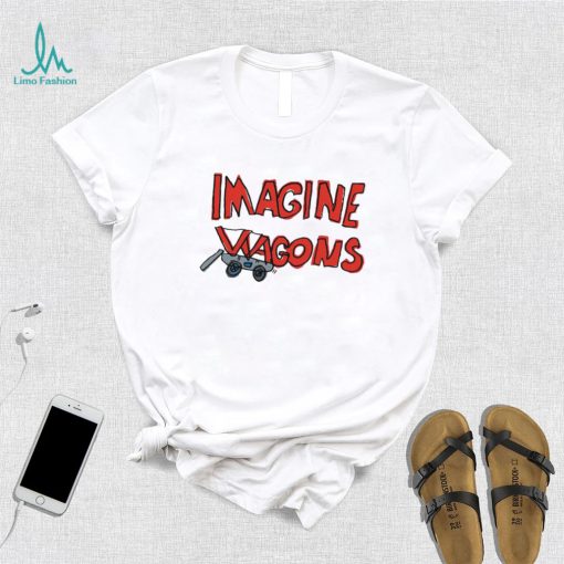 Imagine Wagons car art shirt