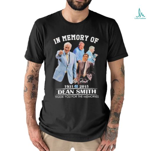 In Memory Of 1931 – 2015 Dean Smith Thank You For The Memories T Shirt