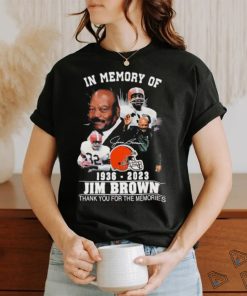 In Memory Of 1936 – 2023 Jim Brown Thank You For The Memories T Shirt