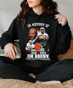 In Memory Of 1936 – 2023 Jim Brown Thank You For The Memories T Shirt