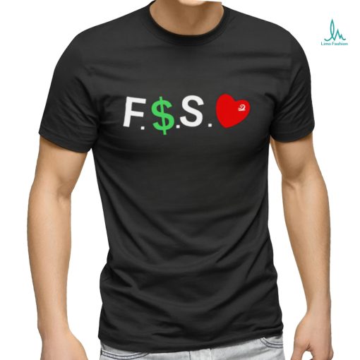 J. Cole wear Dreamville Fmsl FS heart logo shirt