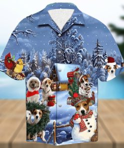 Jack Russell Christmas Hawaiian Shirt