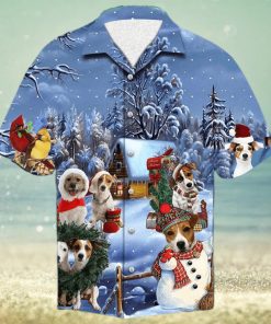 Jack Russell Christmas Hawaiian Shirt