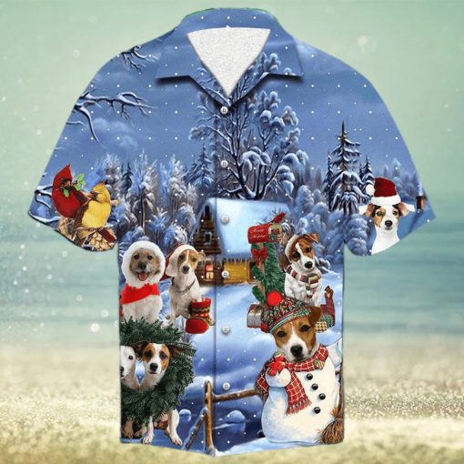 Jack Russell Christmas Hawaiian Shirt