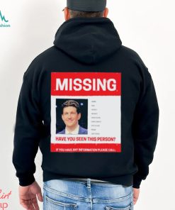 James Holzhauer Missing Have You Seen This Person If You Have Any Information Please Call Shirt