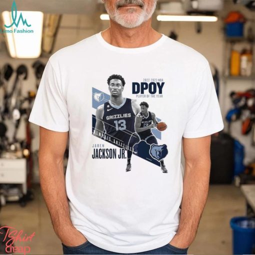 Jaren Jackson Jr. Memphis Grizzlies 2023 NBA Defensive Player of the Year Reverse Shirt