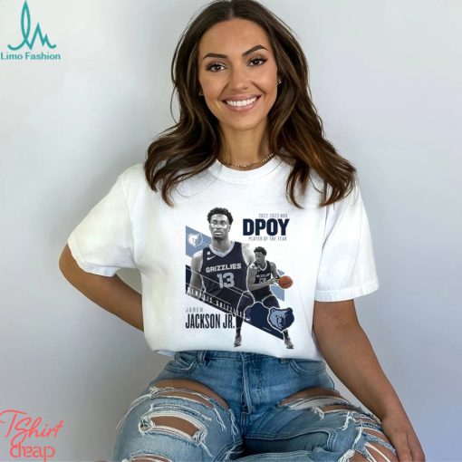 Jaren Jackson Jr. Memphis Grizzlies 2023 NBA Defensive Player of the Year Reverse Shirt