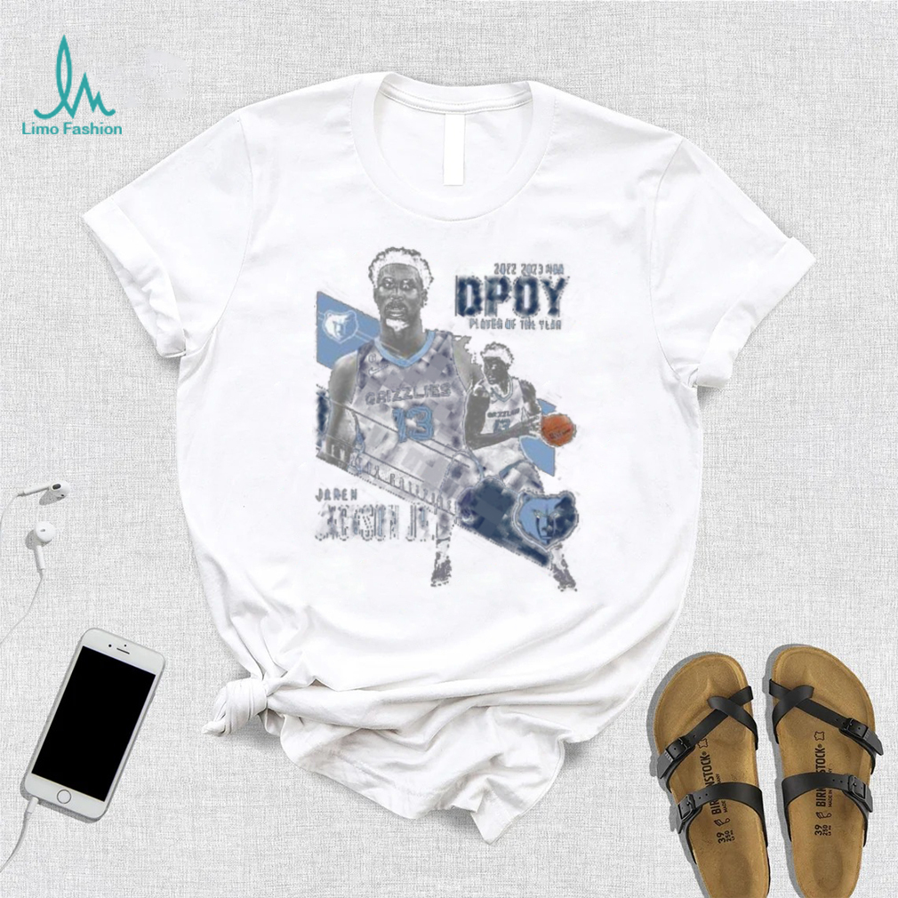 Jaren Jackson Jr. Memphis Grizzlies 2023 Nba Defensive Player Of The Year Reverse shirt Jaren Jackson Jr. Memphis Grizzlies 2023 Nba Defensive Player Of The Year Reverse shirt