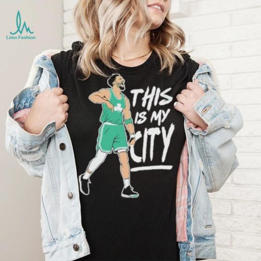 Jayson Tatum Cartoon This Is My City 2023 Shirt