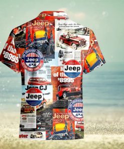 Jeep Collage Hawaiian Shirt