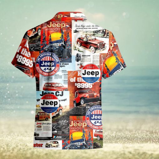 Jeep Collage Hawaiian Shirt