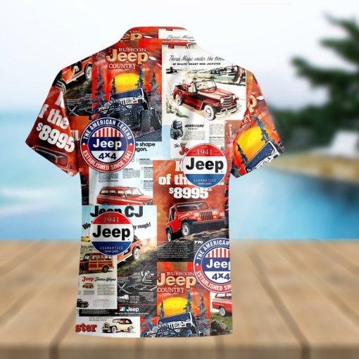 Jeep Collage Hawaiian Shirt