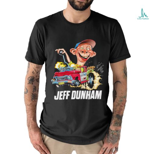 Jeff Dunham racing Bubba J Hot Rod pick up truck cartoon shirt