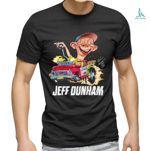 Jeff Dunham racing Bubba J Hot Rod pick up truck cartoon shirt