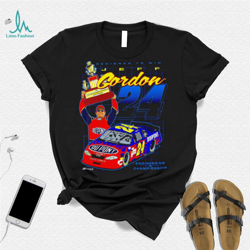 Jeff Gordon Hendrick Motorsports Team Collection Legends Trophy Engineering A Championship shirt Jeff Gordon Hendrick Motorsports Team Collection Legends Trophy Engineering A Championship shirt