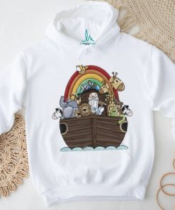 Jeff Roush Noah's Ark And Rainbow Infant Hooded Sweatshirt
