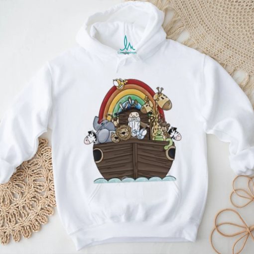 Jeff Roush Noah’s Ark And Rainbow Infant Hooded Sweatshirt