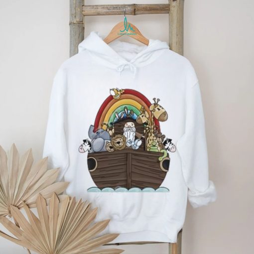 Jeff Roush Noah’s Ark And Rainbow Infant Hooded Sweatshirt