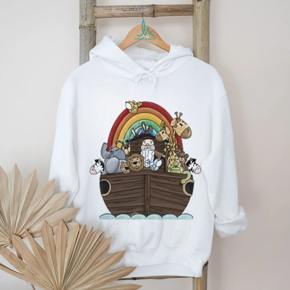 Jeff Roush Noah's Ark And Rainbow Infant Hooded Sweatshirt Jeff Roush Noah's Ark And Rainbow Infant Hooded Sweatshirt