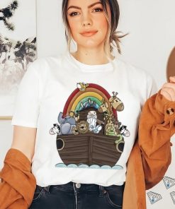 Jeff Roush Noah's Ark And Rainbow Infant Hooded Sweatshirt