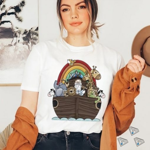 Jeff Roush Noah’s Ark And Rainbow Infant Hooded Sweatshirt