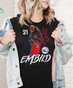 Joel Embiid Philadelphia 76Ers Fanatics Branded Competitor shirt