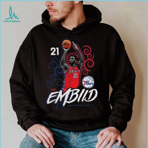 Joel Embiid Philadelphia 76Ers Fanatics Branded Competitor shirt