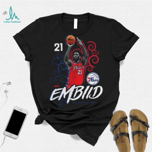 Joel Embiid Philadelphia 76Ers Fanatics Branded Competitor shirt