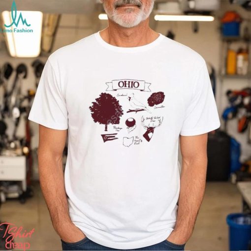 Jupmode Merch State Of Ohio Symbols Shirt