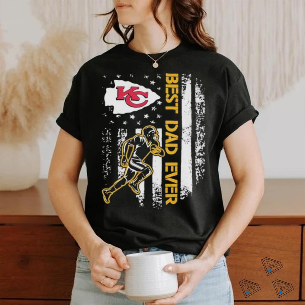 Kansas City Chiefs Best Dad Ever flag vintage shirt Kansas City Chiefs Best Dad Ever flag vintage shirt