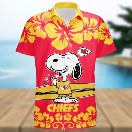 Kansas City Chiefs Snoopy Hawaiian Shirt For Men For Men