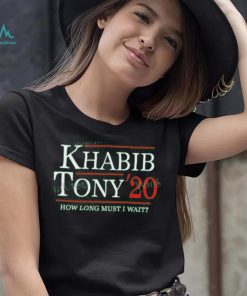 Khabib Tony 20 How Long Must I Wait Long Sleeve T Shirt