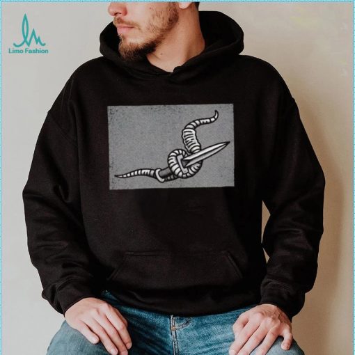 Knife Worm logo shirt