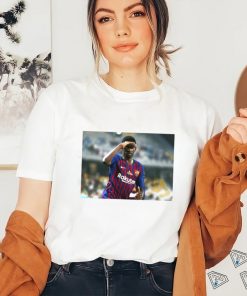 Kounde Wearing Dembele Shirt