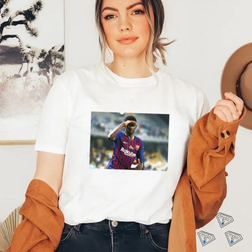 Kounde Wearing Dembele Shirt