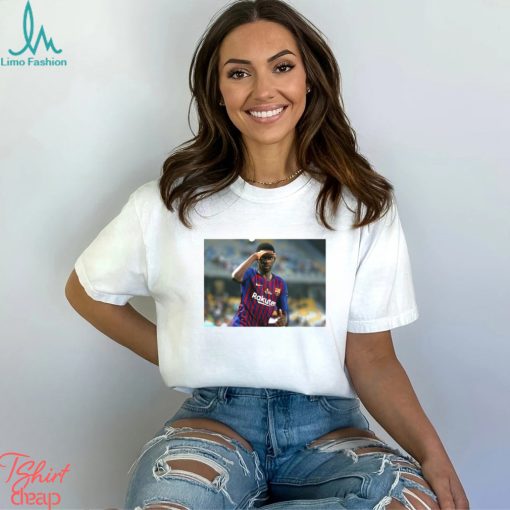 Kounde Wearing Dembele Shirt