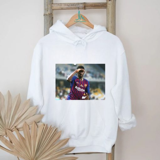 Kounde Wearing Dembele Shirt