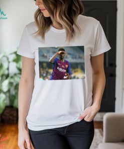 Kounde Wearing Dembele Shirt