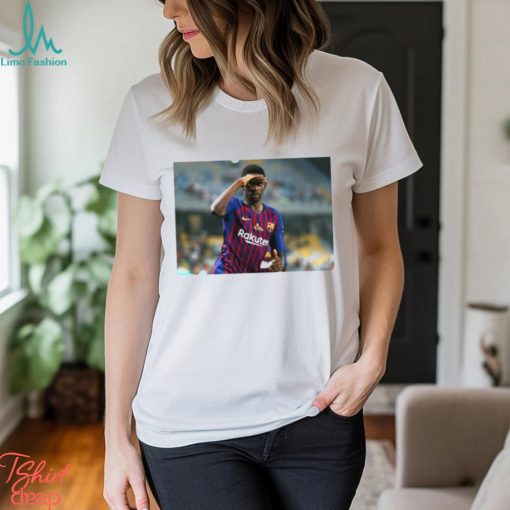 Kounde Wearing Dembele Shirt