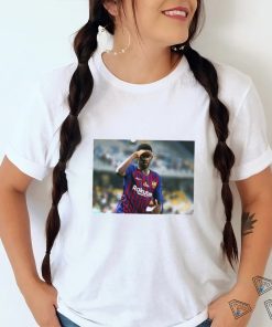 Kounde Wearing Dembele Shirt