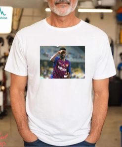 Kounde Wearing Dembele Shirt