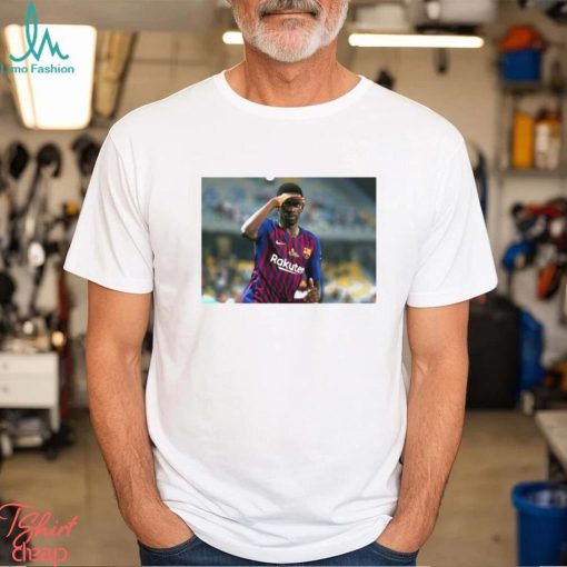 Kounde Wearing Dembele Shirt