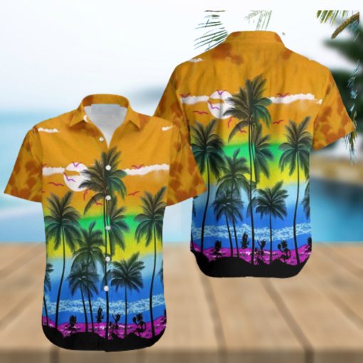 LGBT Beach Aloha Hawaiian Shirts Gift For Summer Vacation