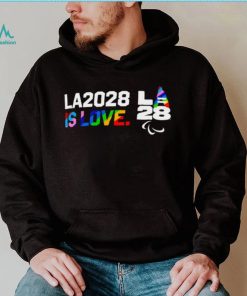 LGBT LA2028 is Love Paralympics Pride logo shirt