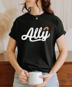 LGBT Rainbow Ally logo shirt