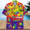 Flamingo Short Sleeve Aloha Hawaiian Shirt Summer Gift For Men And Women